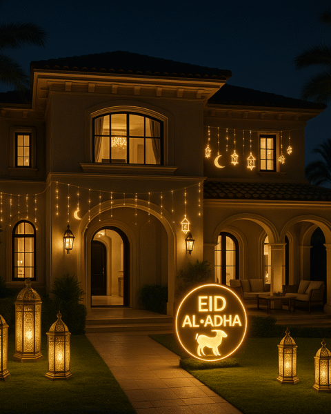 Eid Al Adha Lighting Ideas for Luxury Villas