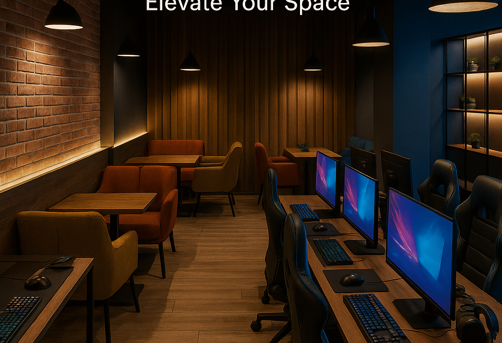 Internet Cafe Interior Design in UAE Internet Cafe Interior Design in UAE