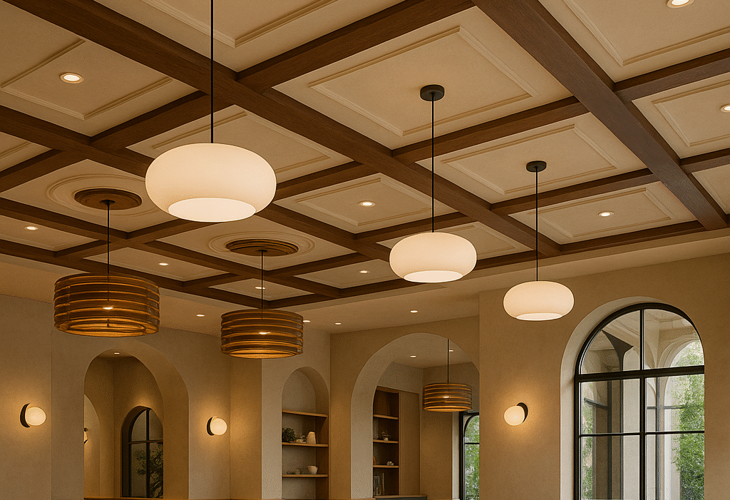 cafe ceiling design ideas