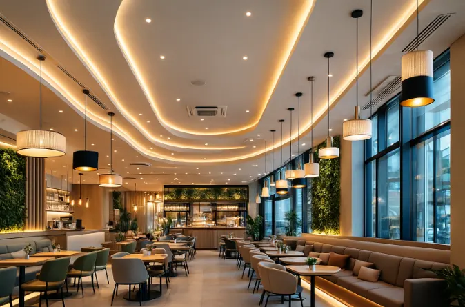 cafe-false-ceiling-design-in-dubai cafe false ceiling design in Dubai