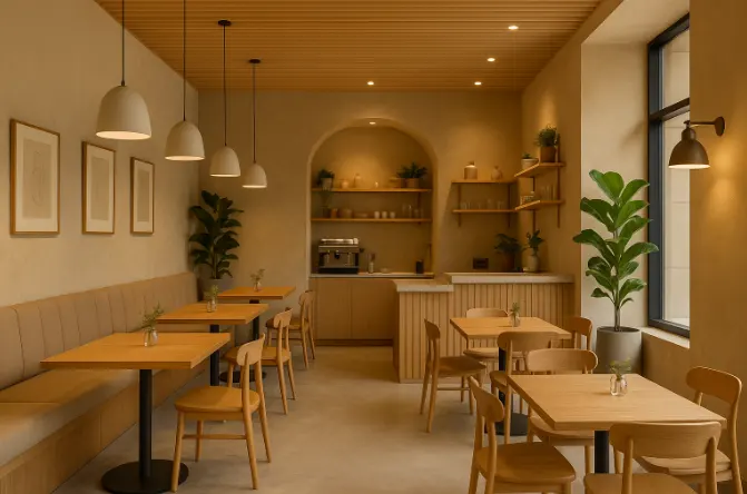 small-cafe-interior-design small cafe interior design