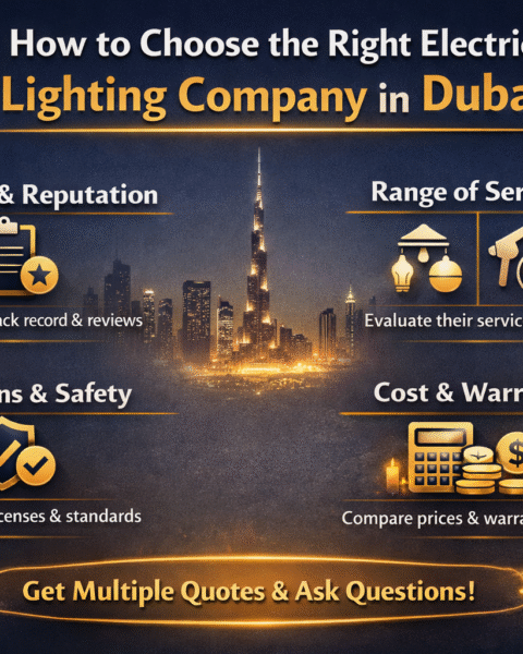 electrical lighting company dubai