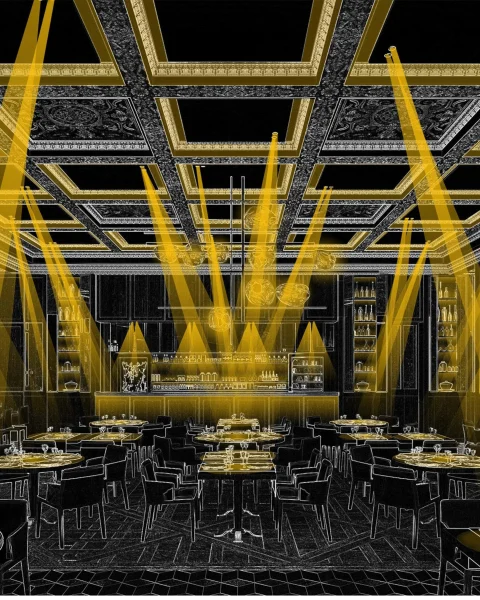 Cafe lighting Design