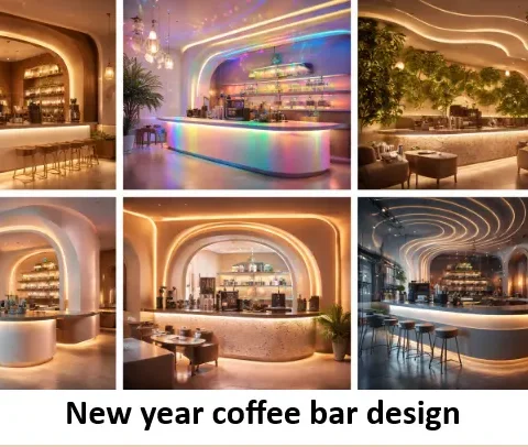 New year coffee bar design