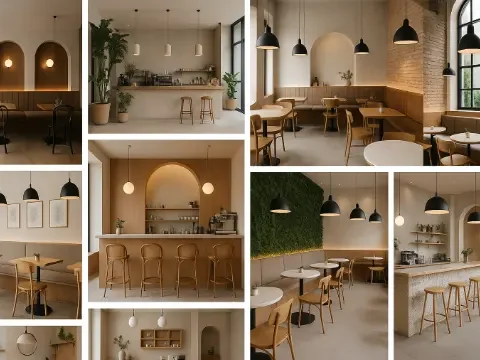 Simple Cafe Interior Design Ideas Dubai