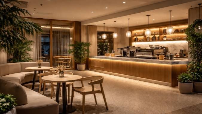 cafe interior fit out dubai